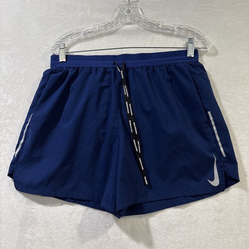 Nike Dri-Fit Flex Stride 5" Athletic Running Shorts Men's Size Large Blue Lined